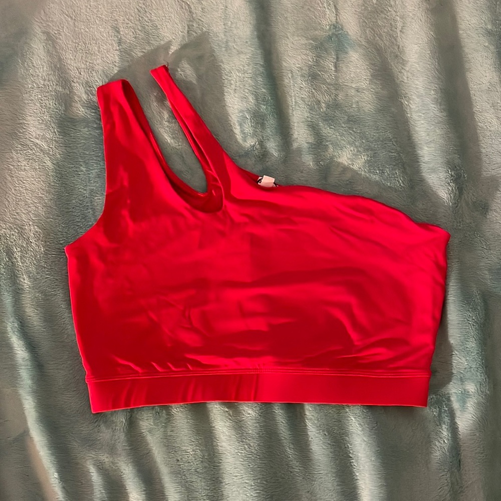 Garage two strap shoulder crop top
